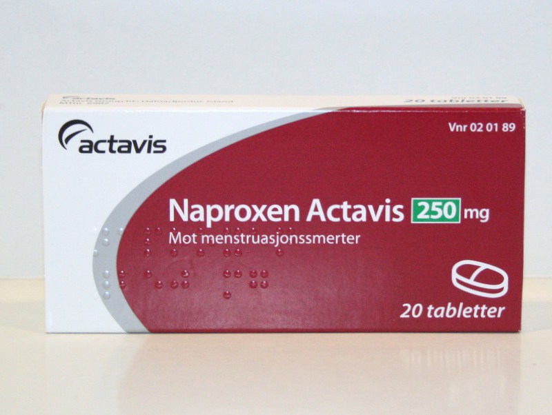 Naproxen actavis 250mg 20 tab